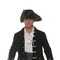 Frock Coat Adult Black STD Costume Fully Lined Velvet Jacket for Halloween